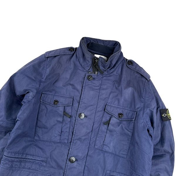 Stone Island 2014 Navy Tela 50 Fili Watro Field Jacket - Large