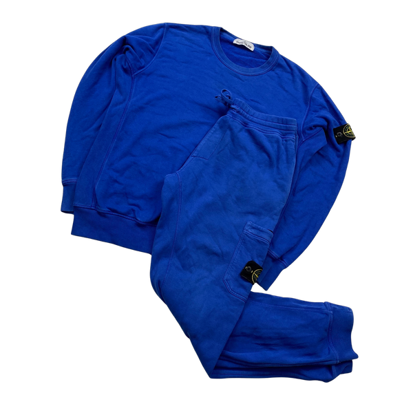 Stone Island 2016 Royal Blue Tracksuit Set - Large