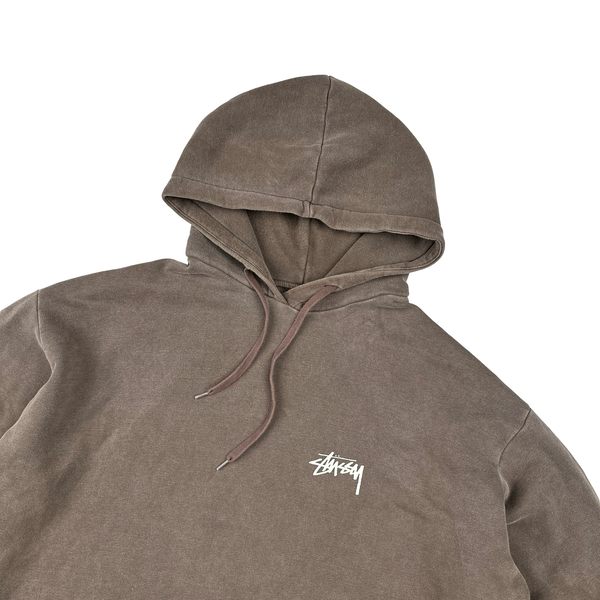 Brown stussy hoodie online