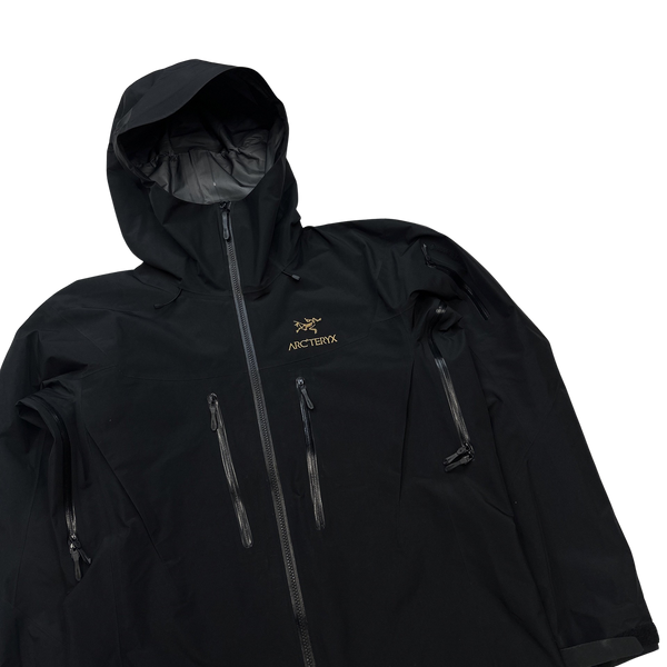 Arcteryx Alpha SV Gold 24k Black Gore Tex Jacket - Small – Mat's 