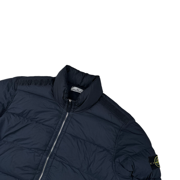 Stone Island 2023 Navy Seamless Tunnel Nylon Down TC Jacket - 3XL