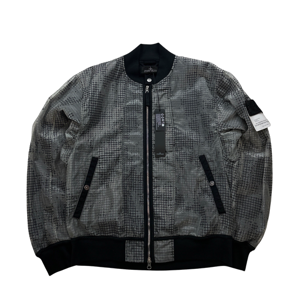 Stone Island Shadow Project 2022 Grey Distorted Ripstop Organza-TC Jacket -  Medium