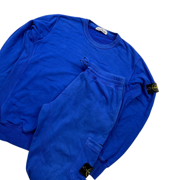 Stone Island 2016 Royal Blue Tracksuit Set - Large