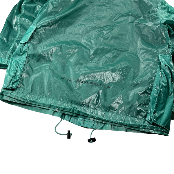 Stone Island x Supreme Teal New Silk Dutch Rope Jacket - Large