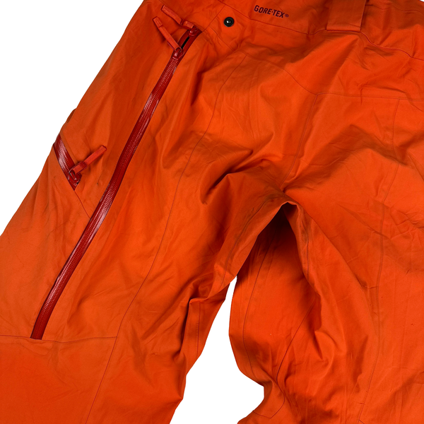 Arcteryx Sabre Orange Multi Pocket Goretex Ski Trousers - Medium