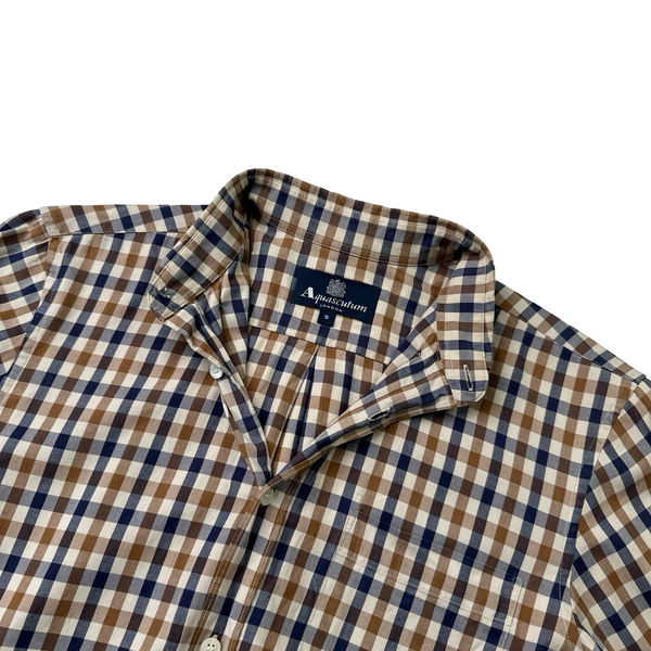 Aquascutum Checked Shirt - Small
