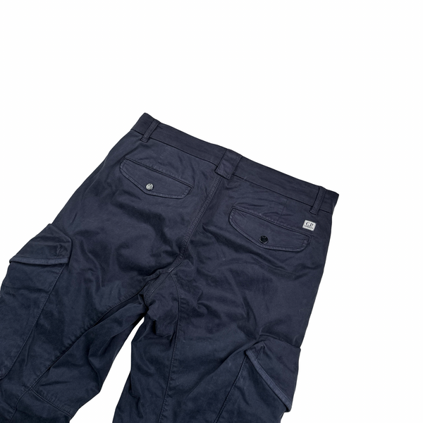 CP Company Navy Ergonomic Cargo Trousers - Small