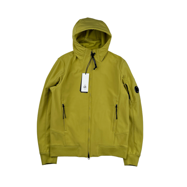 CP Company Chartreuse Soft Shell R Jacket - Small