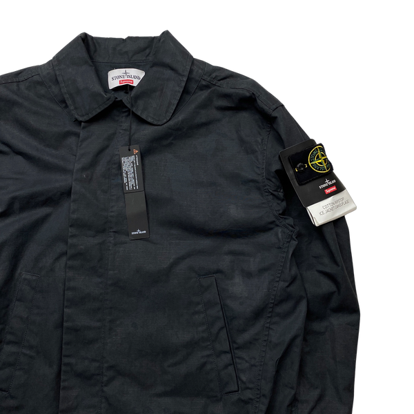 Supreme X Stone Island Reactive Ice Camo Ripstop Jacket - Small