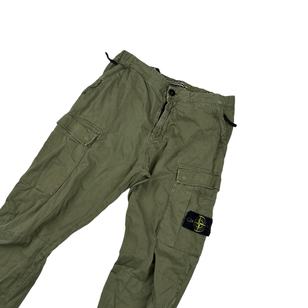 Stone Island 2017 RE T Khaki Cargo Trousers - 30"