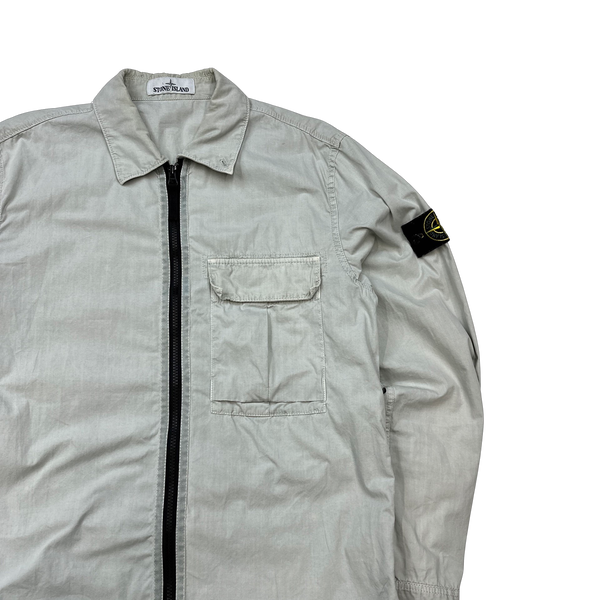 Stone Island 2019 Cotton Zipped Overshirt - Medium