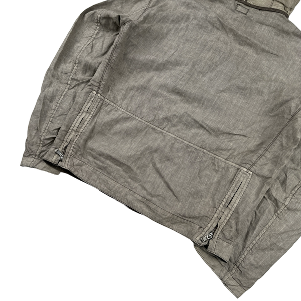 CP Company 2004 Vintage Lino Flax Goggle Jacket - Medium