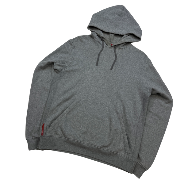 Prada Grey Cotton Hoodie - XXL