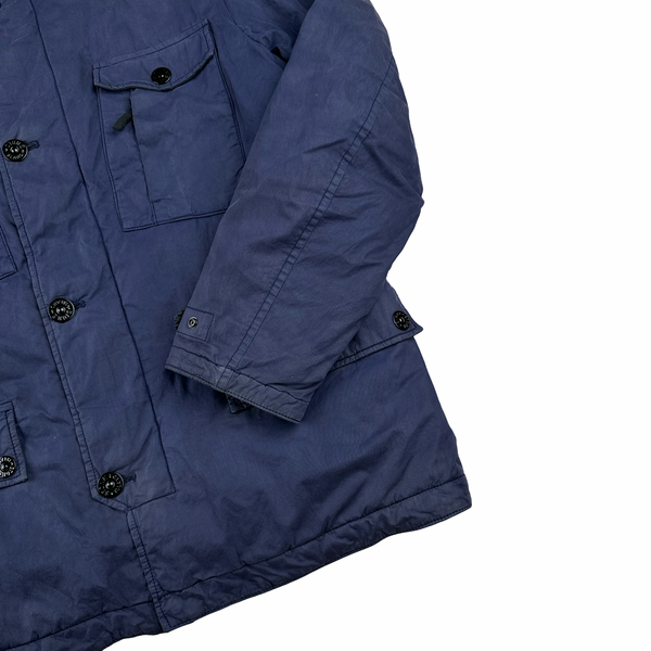 Stone Island 2014 Navy Tela 50 Fili Watro Field Jacket - Large