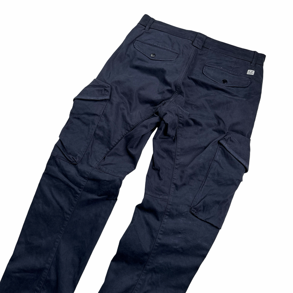 CP Company Navy Ergonomic Cargo Trousers - Small