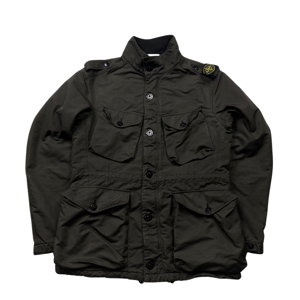 Stone Island Brown Shoulder Badge Field Jacket - Large