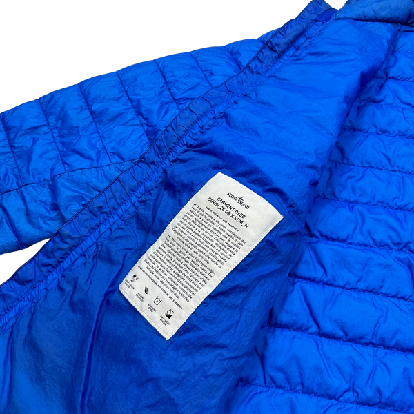 Stone Island Blue Garment Dyed 2014 Puffer Jacket - Small