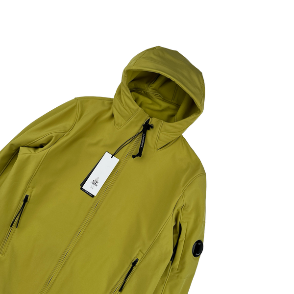 CP Company Chartreuse Soft Shell R Jacket - Small