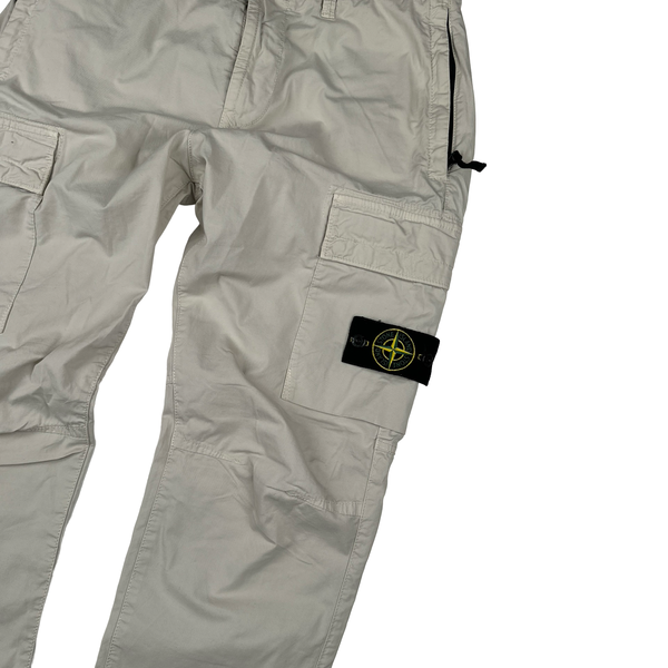 Stone Island 2023 RE T Beige Cargo Trousers - 30"