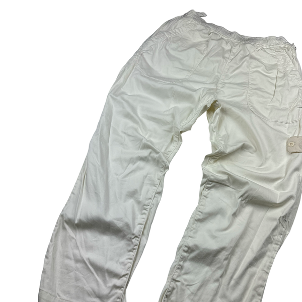 Stone Island 2022 White Ghost Cargo RE T Trousers - Small