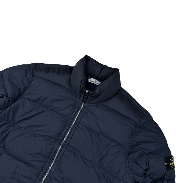 Stone Island 2023 Navy Seamless Tunnel Nylon Down TC Jacket - 3XL