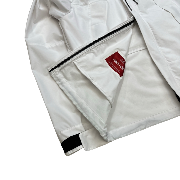 Cp company pro tek store jacket white