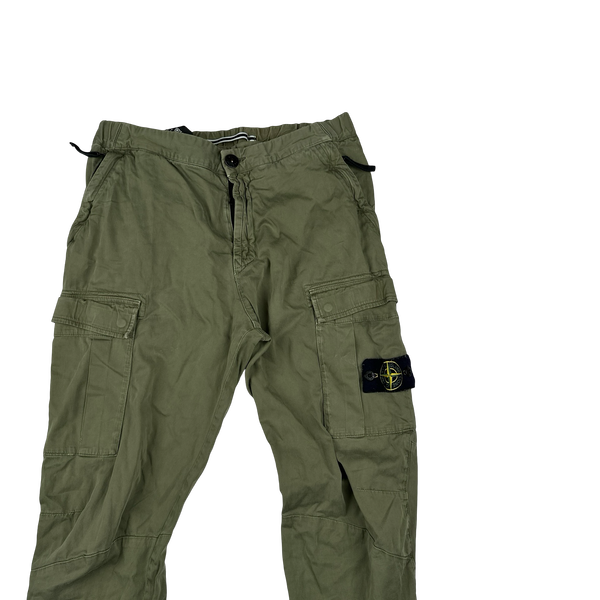 Stone Island 2017 RE T Khaki Cargo Trousers - 30"