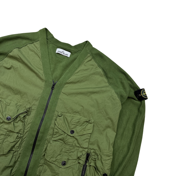 Stone Island Green Cargo Knit - Large