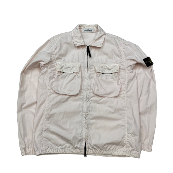 Stone Island 2022 Rose Pink Double Pocket Overshirt - Medium