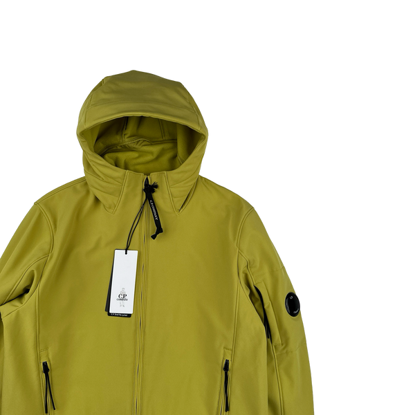 CP Company Chartreuse Soft Shell R Jacket - Small