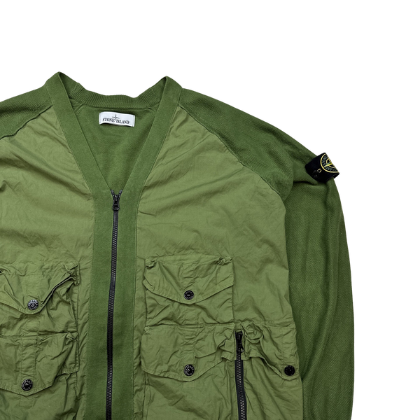 Stone Island Green Cargo Knit - Large