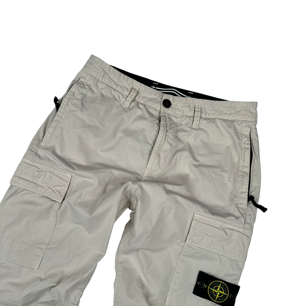 Stone Island 2023 RE T Beige Cargo Trousers - 30"