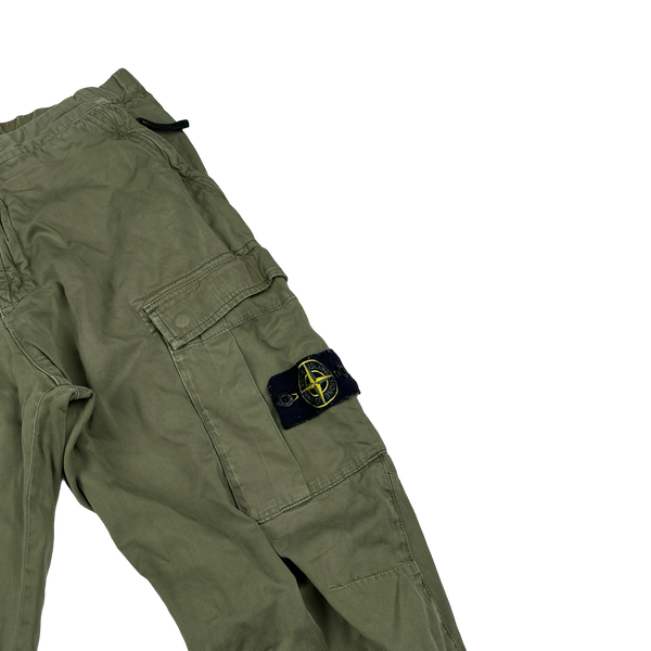 Stone Island 2017 RE T Khaki Cargo Trousers - 30"