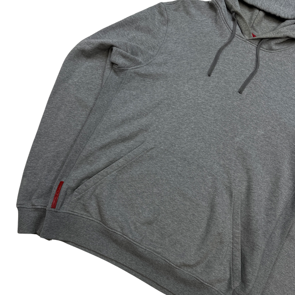 Prada Grey Cotton Hoodie - XXL
