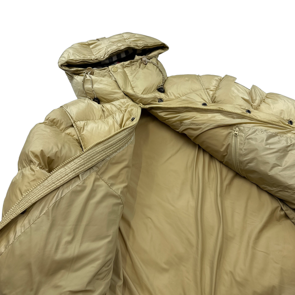 Burberry Honey Down Filled Spellout 2 In 1 Puffer Jacket XXL