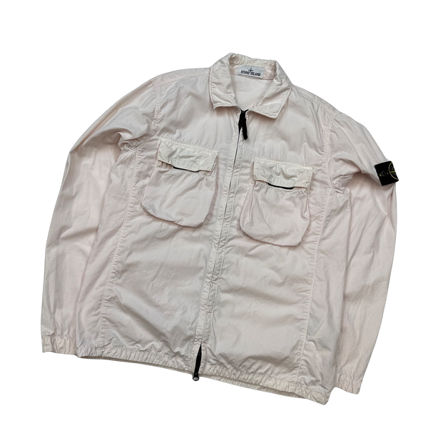 Stone Island 2022 Rose Pink Double Pocket Overshirt - Medium