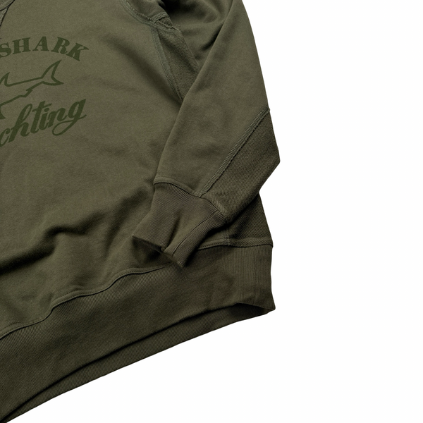 Paul & Shark Khaki Spellout Crewneck - Medium