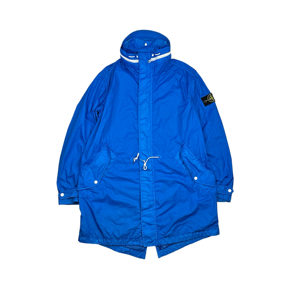 Stone Island 2013 Blue Membrana TC Parka Jacket - XL