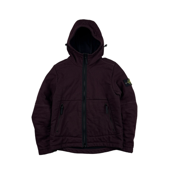 Stone Island Burgundy Panno R 4L Stretch Jacket - Small