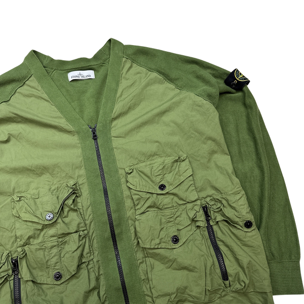 Stone Island Green Cargo Knit - Large