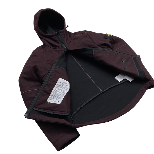 Stone Island Burgundy Panno R 4L Stretch Jacket - Small – Mat's Island