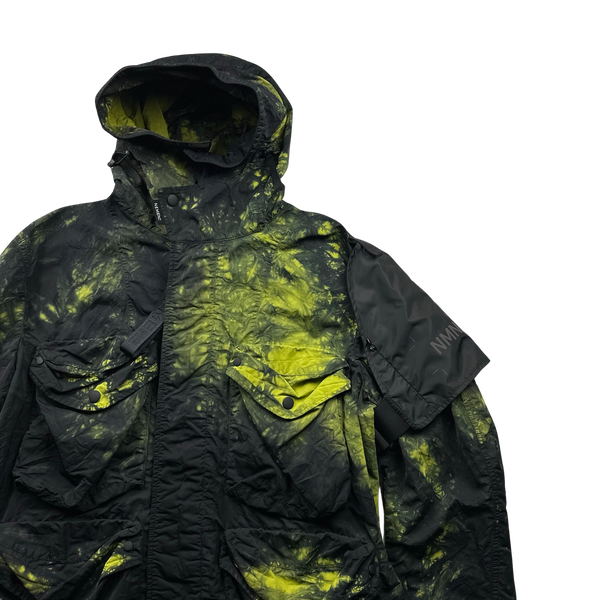 Nemen Tie Dye Multi Pocket Hooded Parka Jacket - XL