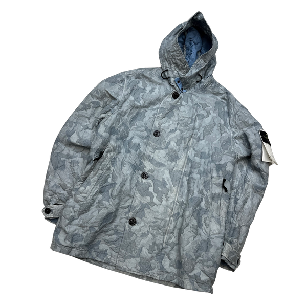 Stone Island Blue Big Loom Camo TC Jacket - Large