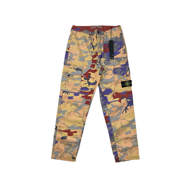 Stone Island 2022 Heritage Camo Cargo Trousers - 32"