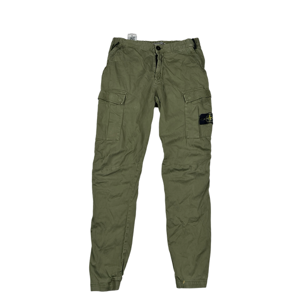 Stone Island 2017 RE T Khaki Cargo Trousers - 30"