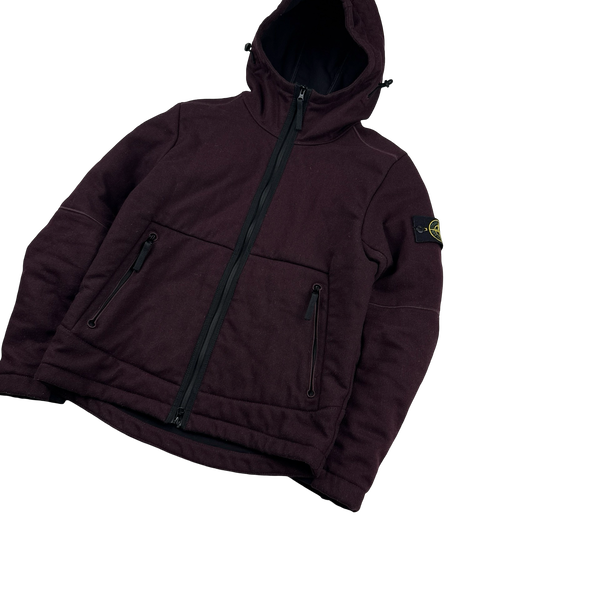 Stone Island Burgundy Panno R 4L Stretch Jacket - Small