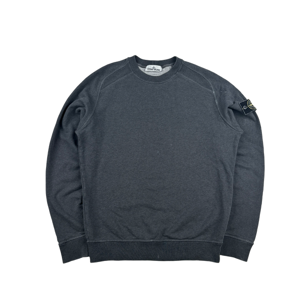 Stone Island Grey Frost Crewneck Sweatshirt Small Mat s Island