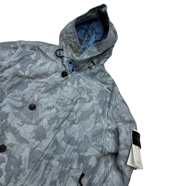 Stone Island Blue Big Loom Camo TC Jacket - Large