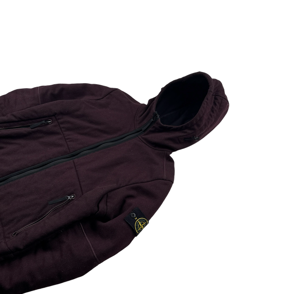 Stone Island Burgundy Panno R 4L Stretch Jacket - Small