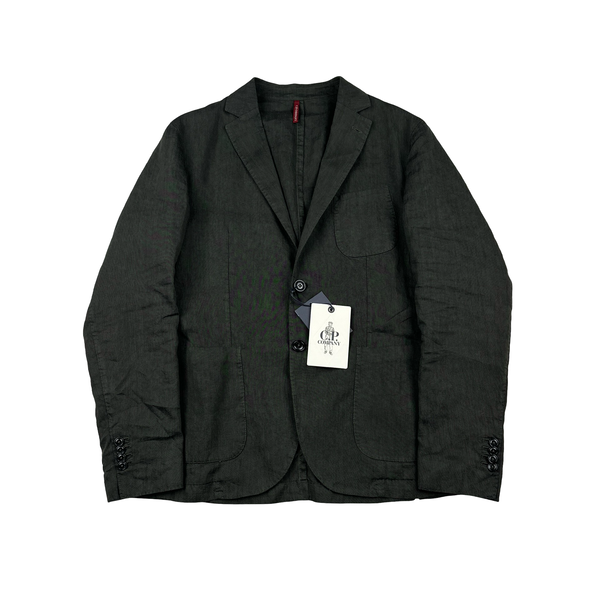 CP Company Charcoal Grey Lino Flax Vanguard Blazer - XL